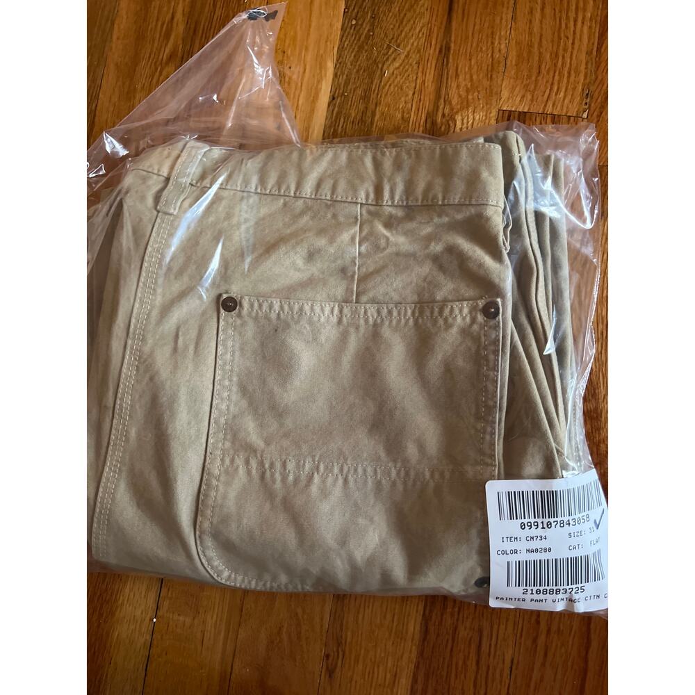 J. Crew Painter pant in cotton canvas Beige Buckthorn NWT size 31 - Picture 8 of 8
